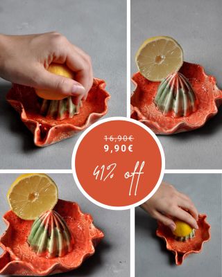 🍊✨ Výrobok týždňa 14.10 – 20.10 Farba energie, chuť slnka – náš odšťavovač v oranžovej glazúre! 🧡 Ručne vyrobený kúsok,...