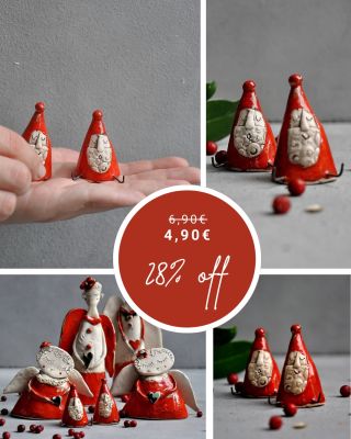 🎅✨ Výrobok týždňa 25.11 – 1.12 ✨ Malý Mikulášik – ručne vyrábaný drobný zázrak s kovovými nožičkami, ktorý prináša radosť,...